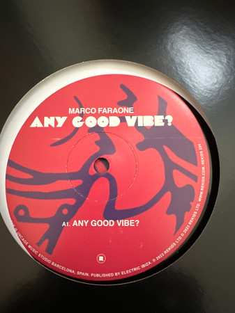 Album Marco Faraone: Any Good Vibe?