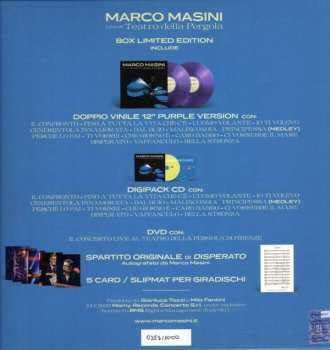 2LP/CD/DVD/Dobozkészlet Marco Masini: Live at Teatro della Pergola 