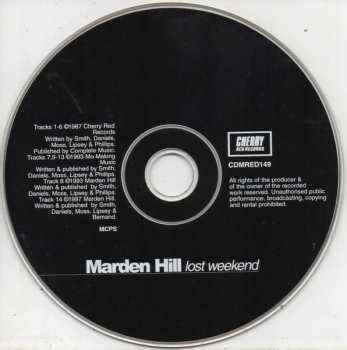 CD Marden Hill: Lost Weekend