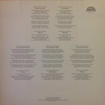 LP The Czech Philharmonic Orchestra: Il Canto Deli Augei / Symphony No. 3 / Concerto Per Due Pianoforti Ed Orchestra