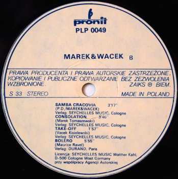 2LP Marek & Vacek: The Last Concert