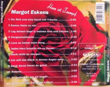 CD Margot Eskens: Herz Ist Trumpf