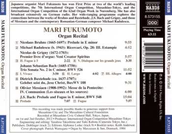 CD Mari Fukumoto: Organ Recital