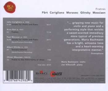 CD Maria Bachmann: Fratres