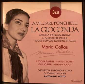 3CD Maria Callas: La Gioconda
