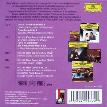 5CD/Dobozkészlet Maria-João Pires: Complete Concerto Recordings On Deutsche Grammophon