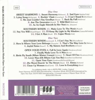 2CD Maria Muldaur: Sweet Harmony/Southern Winds/Open Your Eyes