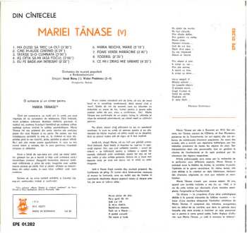 LP Maria Tănase: (V)
