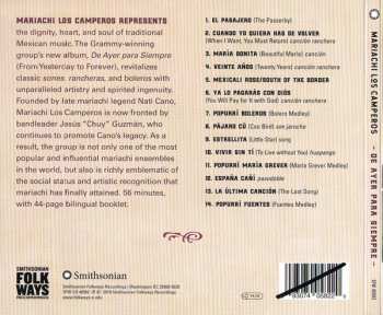 CD Mariachi Los Camperos De Nati Cano: De Ayer Para Siempre