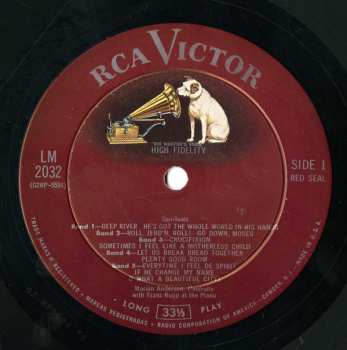 LP Marian Anderson: Spirituals