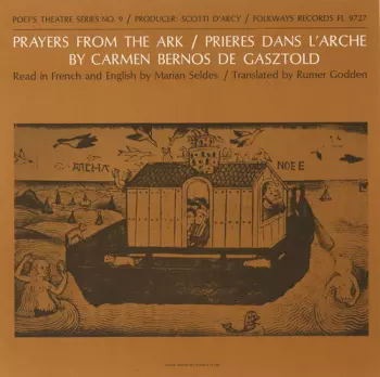 Marian Seldes: Prayers From The Ark: French And English Poems
