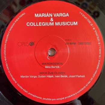 LP Collegium Musicum: Marián Varga & Collegium Musicum