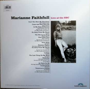LP Marianne Faithfull: Live At The BBC