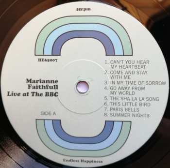 LP Marianne Faithfull: Live At The BBC