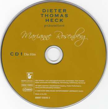 2CD Marianne Rosenberg: Dieter Thomas Heck Präsentiert Hautnah - Die Geschichten Meiner Stars
