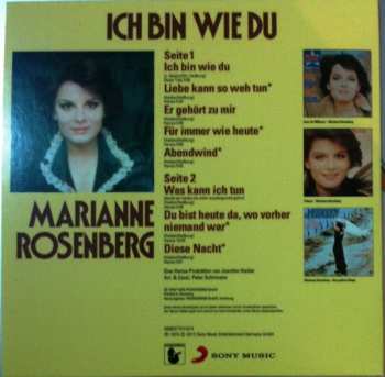 5CD/Dobozkészlet Marianne Rosenberg: Original Album Classics 1971-1976