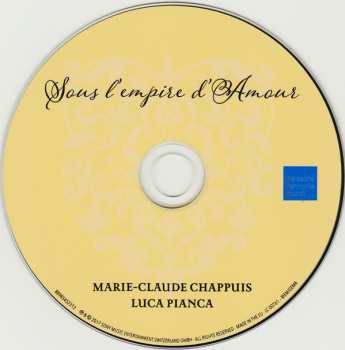 CD Marie-Claude Chappuis: Sous L'Empire D'Amour