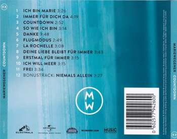 CD Marie Wegener: Countdown 