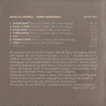 CD Marilyn Crispell: Affinities