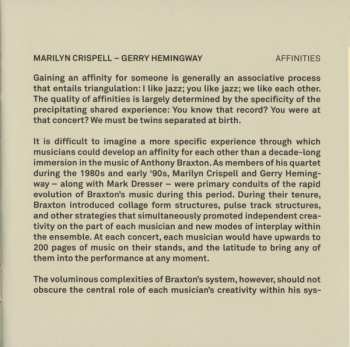 CD Marilyn Crispell: Affinities