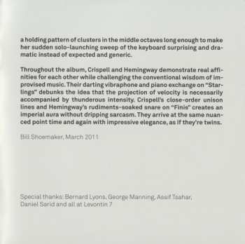 CD Marilyn Crispell: Affinities