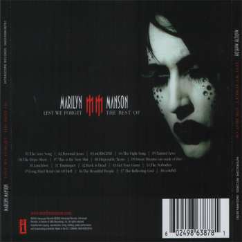 CD Marilyn Manson: Lest We Forget: The Best Of