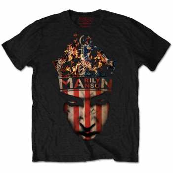 Merch Marilyn Manson: Póló Crown 