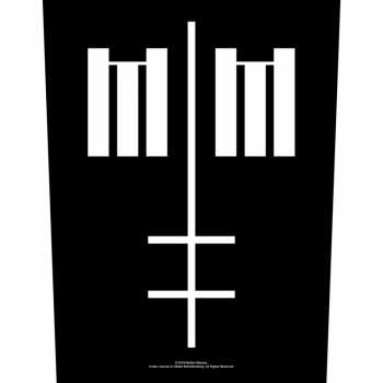 Merch Marilyn Manson: Hátfelvarró Cross Logo Marilyn Manson 