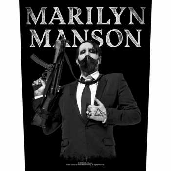 Merch Marilyn Manson: Hátfelvarró Machine Gun 