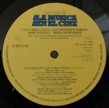 LP Marilyn Monroe: Gentlemen Prefer Blondes