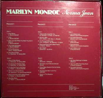 3LP/Dobozkészlet Marilyn Monroe: Norma Jean