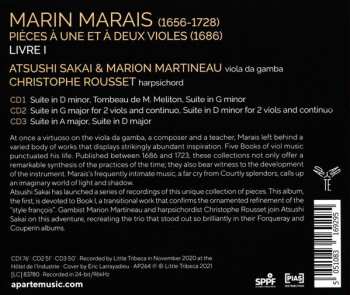 3CD Christophe Rousset: Pièces de Viole, Livre I