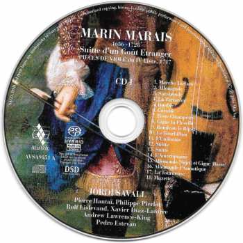 2SACD Jordi Savall: Suitte D'Un Goût Etranger, Pièces De Viole Du IV Livre, 1717