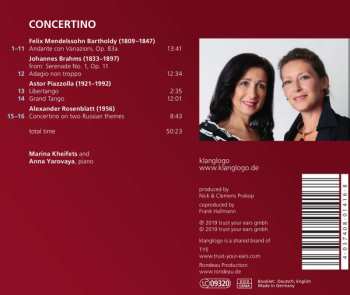 CD Marina Kheifets: Concertino