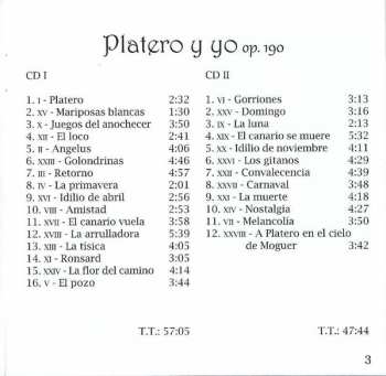 2CD Mario Castelnuovo Tedesco: Platero y Yo, Op. 190