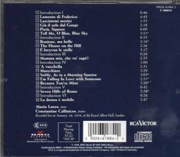 CD Mario Lanza: Live From London
