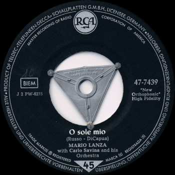 Album Mario Lanza: O Sole Mio / For The First Time (Come Prima)