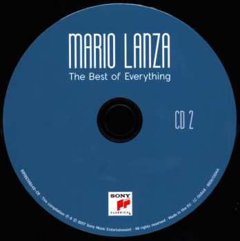 2CD Mario Lanza: The Best Of Everything