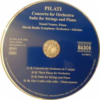 CD Slovak Radio Symphony Orchestra: Concerto For Orchestra / Suite For Strings And Piano