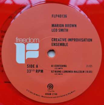LP Wadada Leo Smith: Creative Improvisation Ensemble CLR
