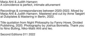 Album Judith Hamann: A Coincidence Is Perfect, Intimate Attunement