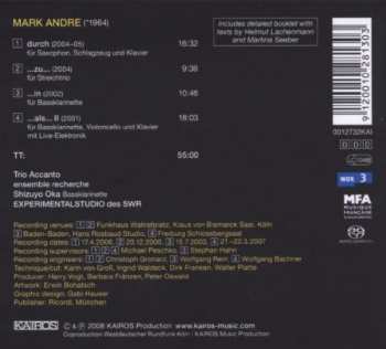 SACD ensemble recherche: Durch / ...Zu... / ...In / ...Als... II