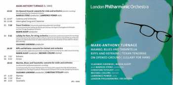 CD The London Philharmonic Orchestra: Mambo, Blues And Tarantella | Riffs And Refrains | Texan Tenebrae | On Opened Ground | Lullaby For Hans