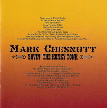 CD Mark Chesnutt: Savin' The Honky Tonk