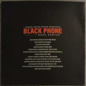 2LP Mark Korven: The Black Phone (Original Motion Picture Soundtrack) DLX | CLR