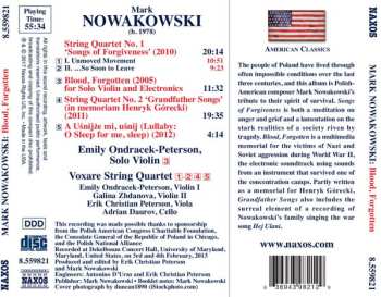 CD Mark Nowakowski: Blood, Forgotten