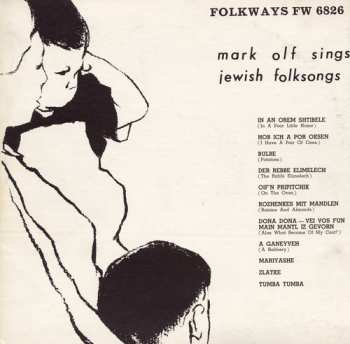 Album Mark Olf: Jewish Folksongs Vol. 1