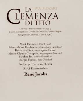 2CD/Dobozkészlet Wolfgang Amadeus Mozart: La Clemenza Di Tito