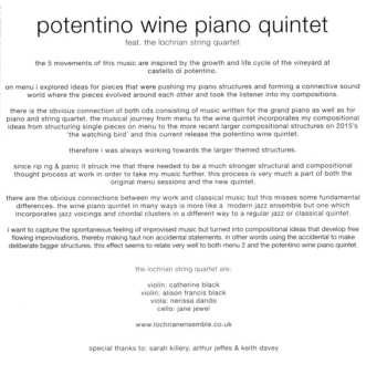 2CD Mark Springer: Menu 2 Plus The Potentino Wine Piano Quartet DLX