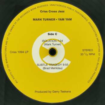 2LP Mark Turner Quintet: Yam Yam